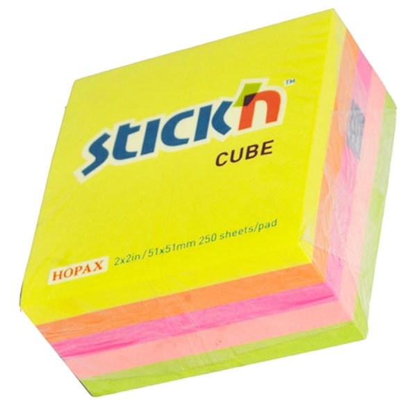 Notite autoadezive 51 x 51 mm, 250 file, Stick