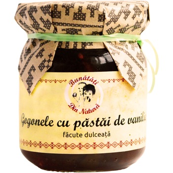 Dulceata de Gogonele cu pastai de vanilie 250g Bunatati din Natura produs natural 100% traditional Dulceata de Gogonele cu pastai de vanilie 250g Bunatati din Natura produs natural 100% traditional