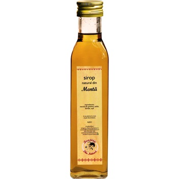 Sirop de menta 250ml Bunatati din Natura produs 100% natural traditional Sirop de menta 250ml Bunatati din Natura produs 100% natural traditional