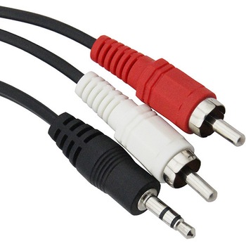 Cablu audio stereo jack 3.5mm-RCA, Myria MY2014, 3m Cablu audio stereo jack 3.5mm-RCA, Myria MY2014, 3m