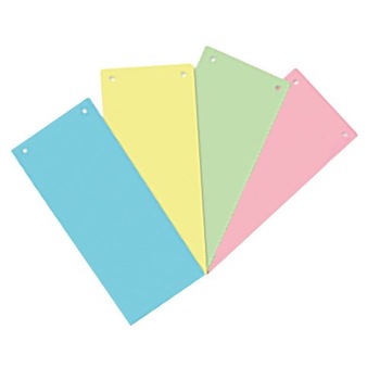 Separatoare carton color 160 g 10*24 cm 100 bucati/set EVOffice- 4 culori asortate Separatoare carton color 160 g 10*24 cm 100 bucati/set EVOffice- 4 culori asortate