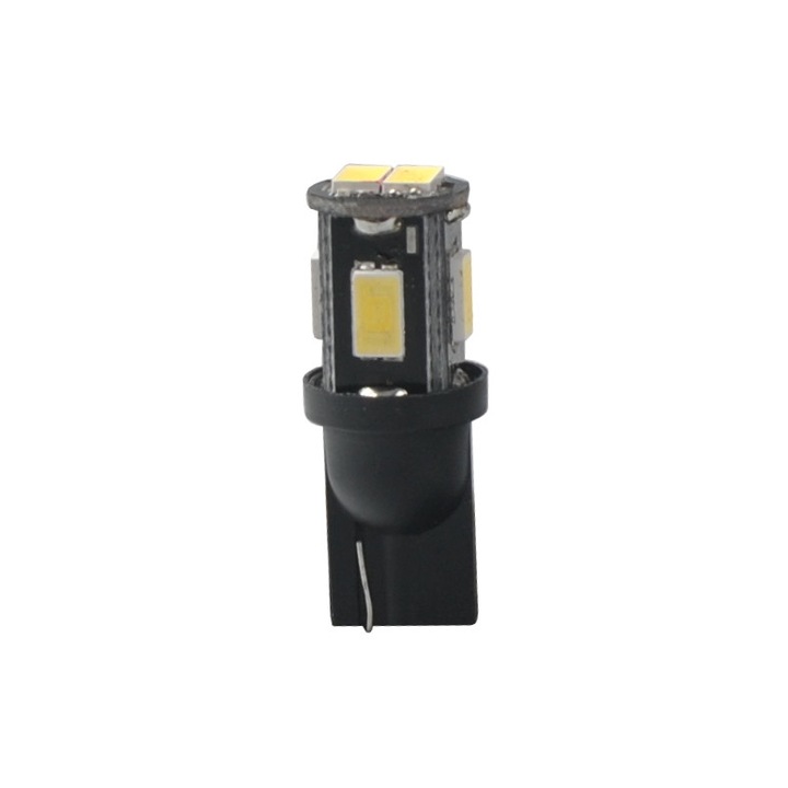 M-tech LED крушка W5W - W1.2x9.5d, T10 (OSRAM 4X HP - 2W Бяла) с canbus, Блистер 2 бр.