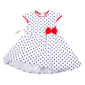 Rochita eleganta, Nat&Tom, cu buline, alba Rochita eleganta, Nat&Tom, cu buline, alba