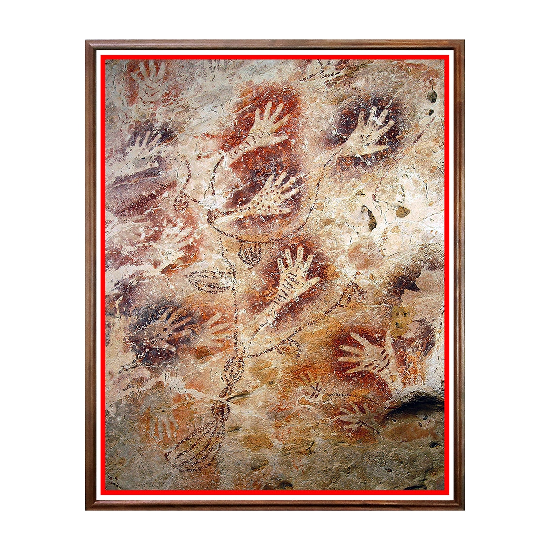 Tablou Poster, Arta Rupestra - AR-002, 40 x 50 cm