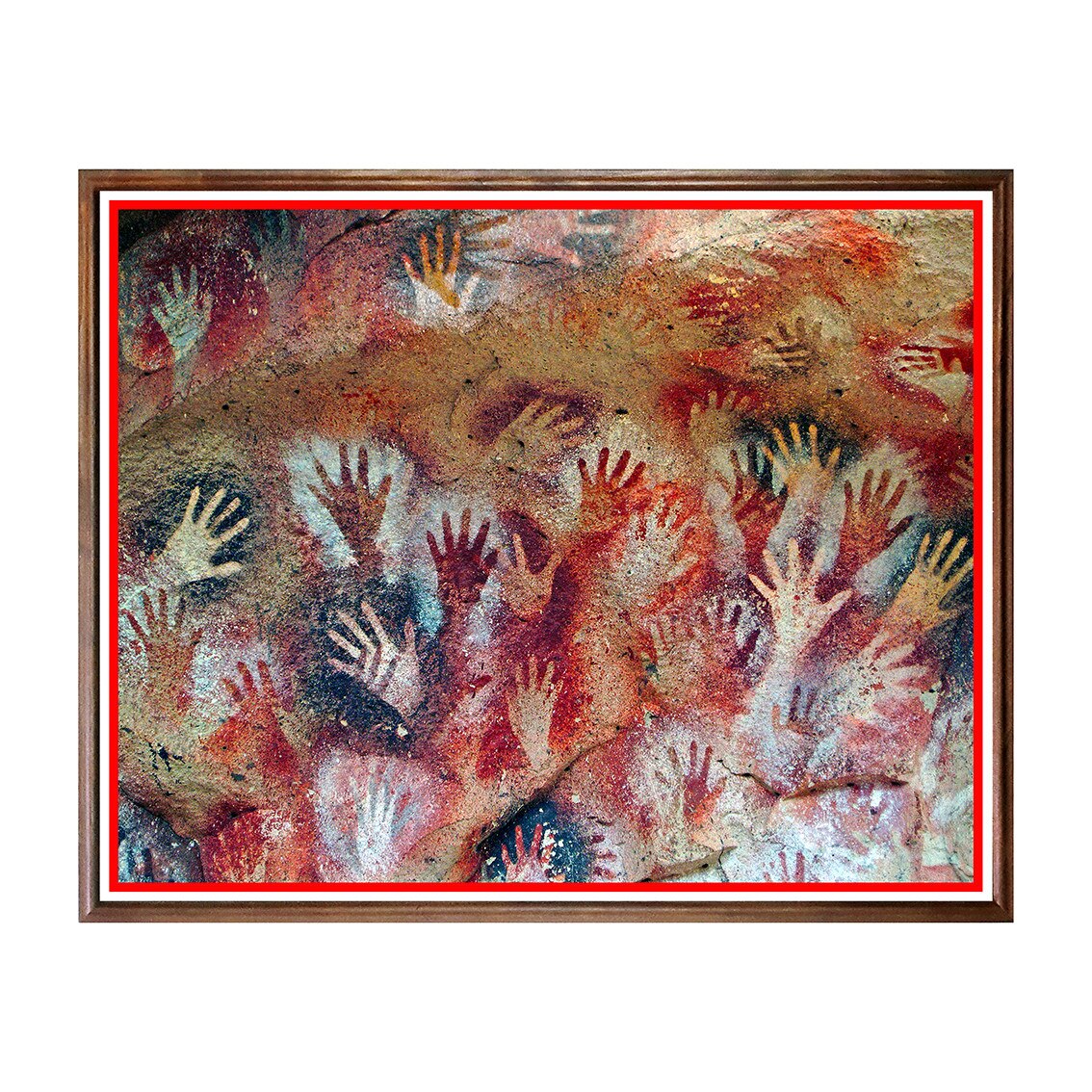 Tablou Poster, Arta Rupestra - AR-009, 40 x 50 cm