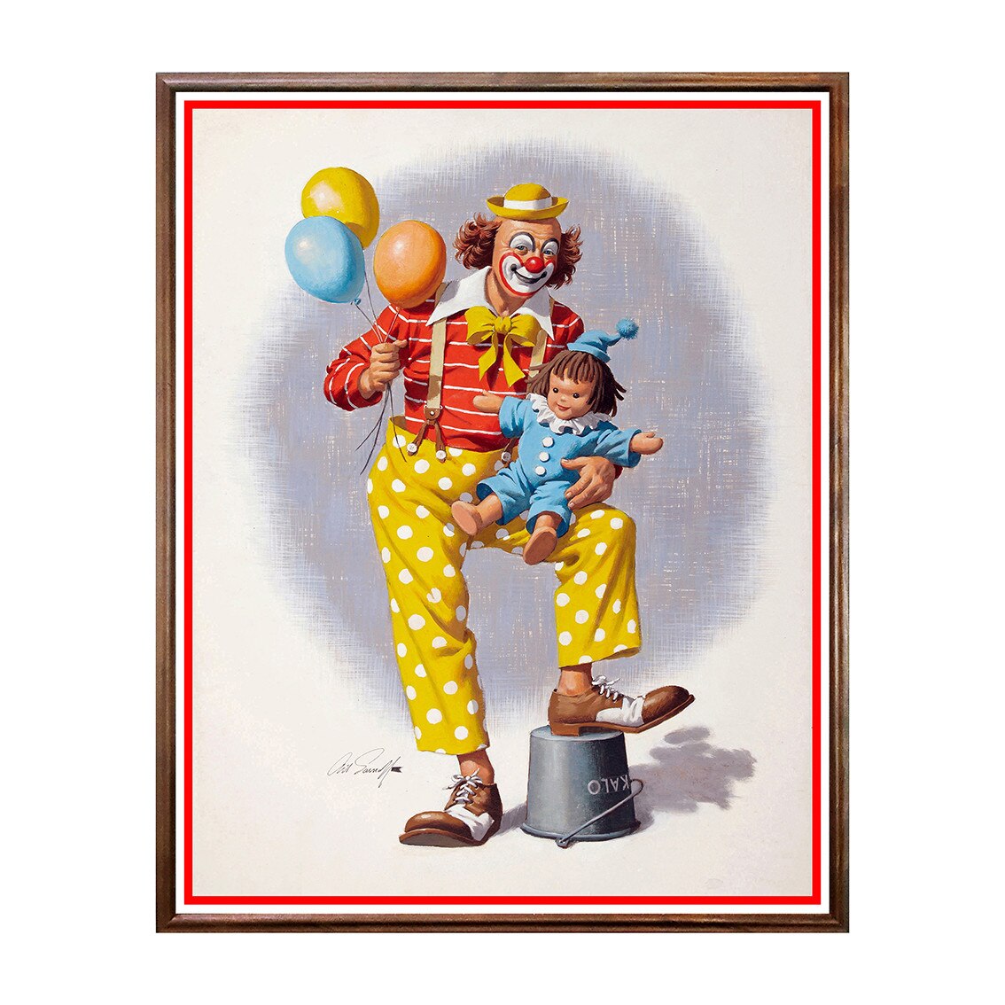 Tablou Poster, Clovn - CL-002, 40 x 50 cm