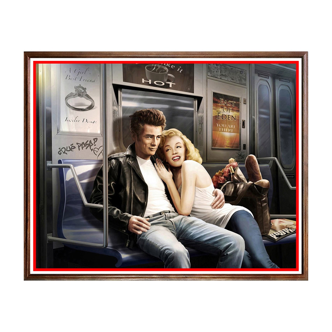 Tablou Poster, Mix Celebritati - MC-001, 40 x 50 cm