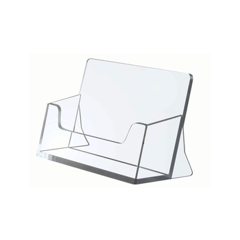 Suport carti de vizita transparent, pentru birou Suport carti de vizita transparent, pentru birou