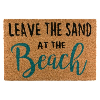 Covor usa de exterior, Zola, din nuca de cocos, 60x40 cm,Leave The Sand at The Beach Covor usa de exterior, Zola, din nuca de cocos, 60x40 cm,Leave The Sand at The Beach