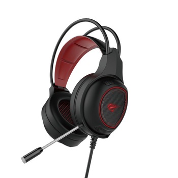 Casti Gaming HAVIT HV-H2239D, cu microfon, 2 x 3.5 Jack, USB pentru iluminare Casti Gaming HAVIT HV-H2239D, cu microfon, 2 x 3.5 Jack, USB pentru iluminare