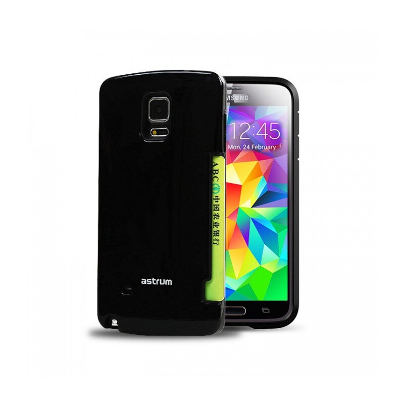 Husa Capac Astrum TC CARD RO Samsung G900 Galaxy S5 Negru