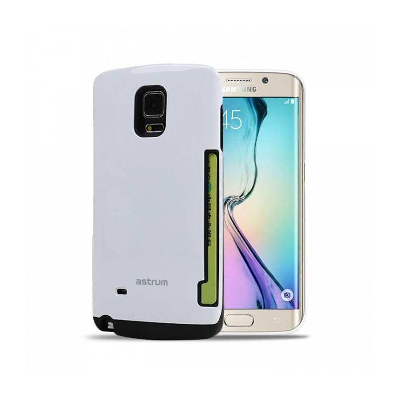Husa Capac Astrum TC CARD RO Samsung G925 Galaxy S6 EDGE Alba