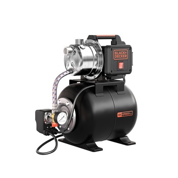 Hidrofor Black & Decker BXGP800XBE, 800 W, 19 l capacitate vas expansiune, 3 bar presiune maxima, 3500 l/h debit maxim, 8 m adancime absorbtie 1 m lungime cablu Hidrofor Black & Decker BXGP800XBE, 800 W, 19 l capacitate vas expansiune, 3 bar presiune maxima, 3500 l/h debit maxim, 8 m adancime absorbtie 1 m lungime cablu