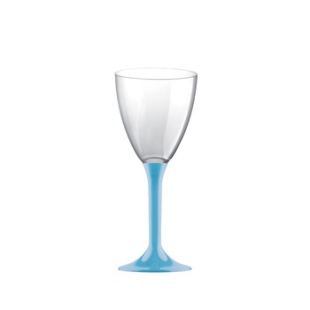 Pahar pt vin alb cu picior turcoaz, 180 ml, 20 buc/set,GOLD PLAST, Sommelier Collection, Pahar pt vin alb cu picior turcoaz, 180 ml, 20 buc/set,GOLD PLAST, Sommelier Collection,