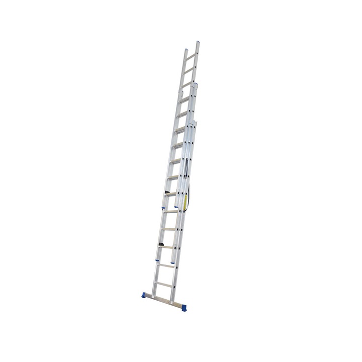 Scara profesionala din aluminiu 3 tronsoane 3x11 trepte, STRATEGIC, lungimea extinsa 7.8 m
