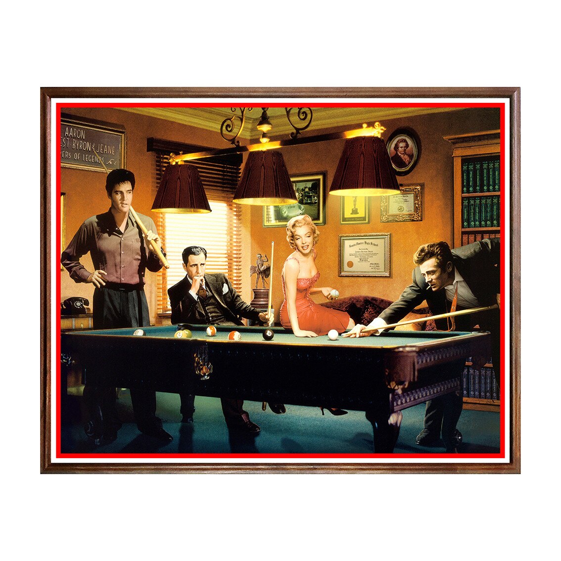 Tablou Poster, Mix Celebritati - MC-006, 40 x 50 cm