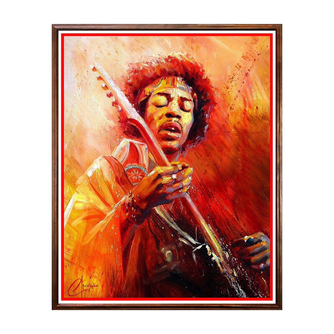 Tablou Poster, Music Star, Jimi Hendrix - MS-007, 40 x 50 cm.