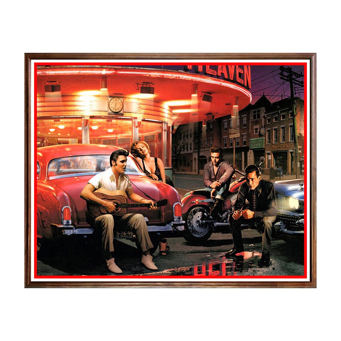 Tablou Poster, Mix Celebritati - MC-008, 40 x 50 cm