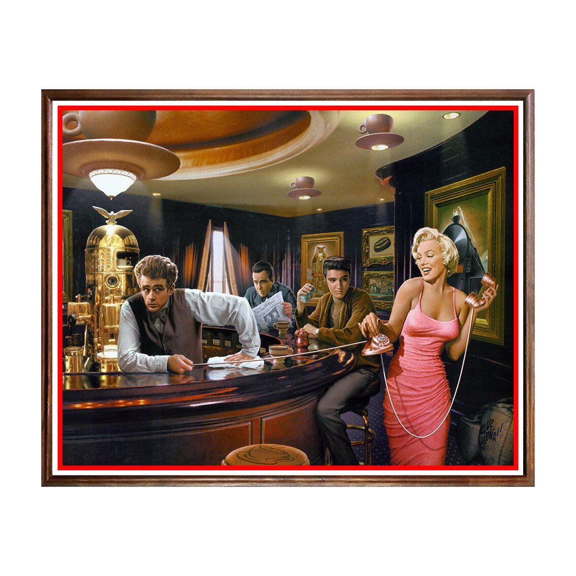 Tablou Poster, Mix Celebritati - MC-011, 40 x 50 cm