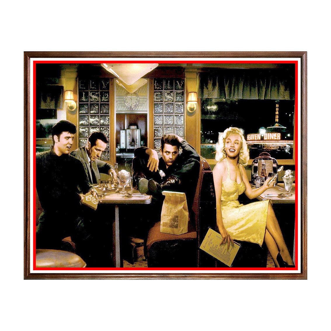 Tablou Poster, Mix Celebritati - MC-007, 40 x 50 cm