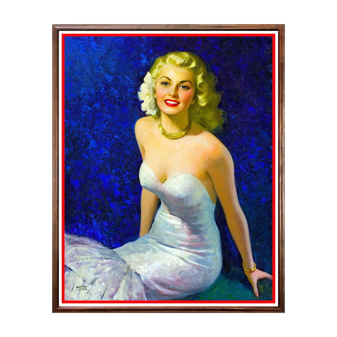Tablou Poster, Portret Feminin - PF-025, 40 x 50 cm