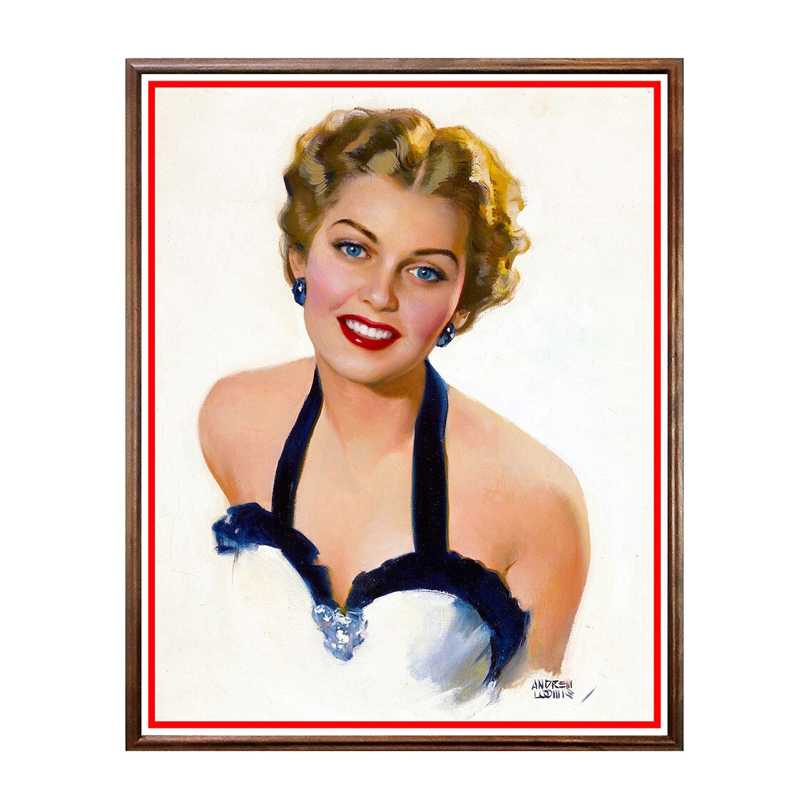 Tablou Poster, Portret Feminin - PF-026, 40 x 50 cm