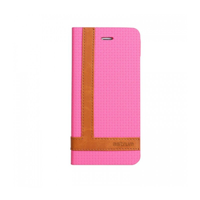 Husa Flip Carte Stand Astrum FC TEE RO Samsung G925 Galaxy S6 EDGE Pink