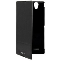 Husa Flip Carte Rock Excel Sony Xperia T2 Ultra Negru