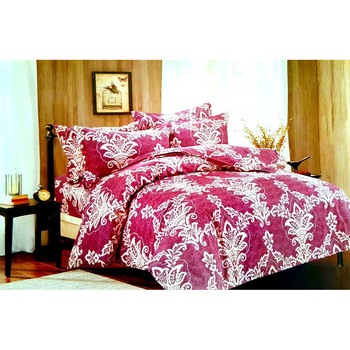 Lenjerie de pat, Casa New Fashion, bumbac 100%, model imperial visiniu C8, calitate superioara, lenjerie pentru pat 2 persoane, 4 piese, 230x250 /200x230/ 50X70, bumbac Lenjerie de pat, Casa New Fashion, bumbac 100%, model imperial visiniu C8, calitate superioara, lenjerie pentru pat 2 persoane, 4 piese, 230x250 /200x230/ 50X70, bumbac