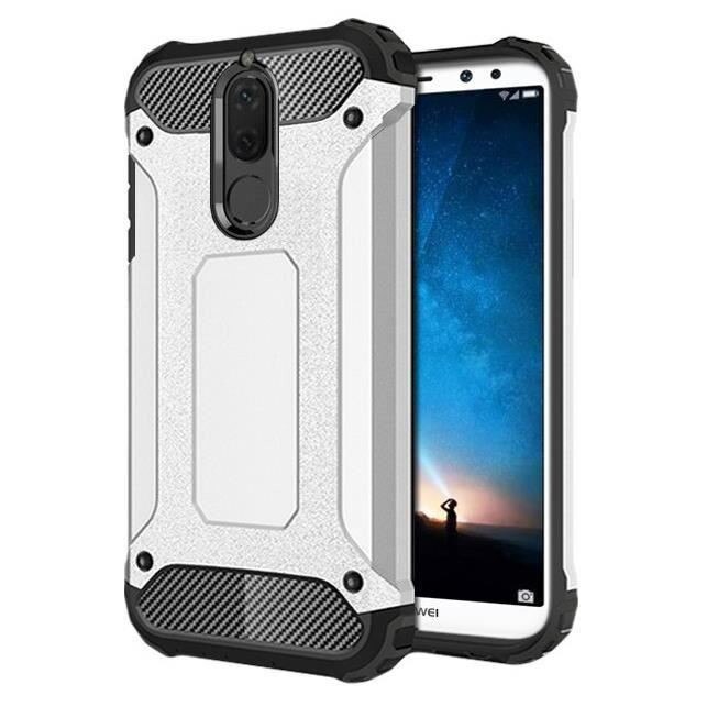 Husa Iberry Armor Hybrid Argintie Pentru Huawei Mate 10 Lite 2017)