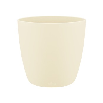 Masca de ghiveci Brussels Round pentru plante de interior cu diametrul de 25 cm crem Masca de ghiveci Brussels Round pentru plante de interior cu diametrul de 25 cm crem