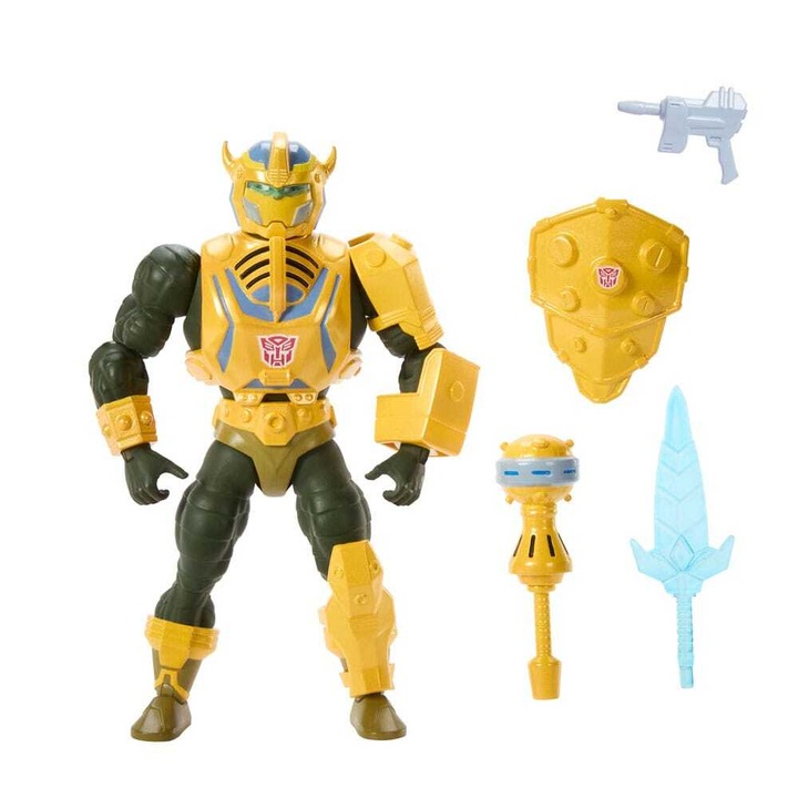 Фигурка Masters of the Universe x Transformers Bumblebee Armor Man-At-Arms 14 см