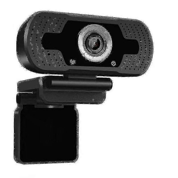 Уеб камера USB FRU-CJK0424-260918-1169, 1920x1080 (1080p) 30 FPS, CMOS сензор 2 MP, вграден микрофон, фиксиран/ръчен фокус, кабел 1.2–1.5 м, черна
