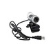 Уеб камера USB 2.0 FRU-CJK0424-260918-1293, 1080P (1600x1200 макс.), 30 FPS, вграден микрофон с намаляване на шума, със щипка, кабел 1.5 м, черна