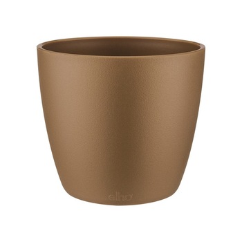 Masca de ghiveci Elho brussels round mini 12,5cm culoare velvet gold Masca de ghiveci Elho brussels round mini 12,5cm culoare velvet gold