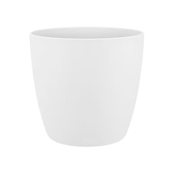 Masca de ghiveci Brussels Round pentru plante de interior cu diametrul de 14 cm alb Masca de ghiveci Brussels Round pentru plante de interior cu diametrul de 14 cm alb