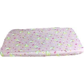 Cearceaf bumbac 100% cu elastic pentru bebe by Liz Line - CB12 Cearceaf bumbac 100% cu elastic pentru bebe by Liz Line - CB12