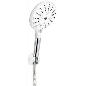 Para de dus alba cu furtun si suport para Para de dus alba cu furtun si suport para