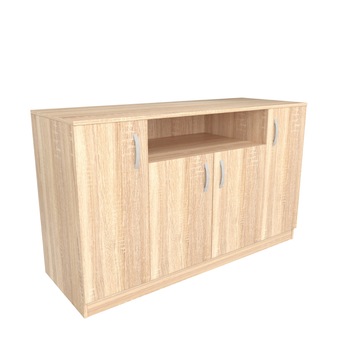 Comoda 4 Usi, Stejar Sonoma, 135 x 50 x 80 cm Comoda 4 Usi, Stejar Sonoma, 135 x 50 x 80 cm
