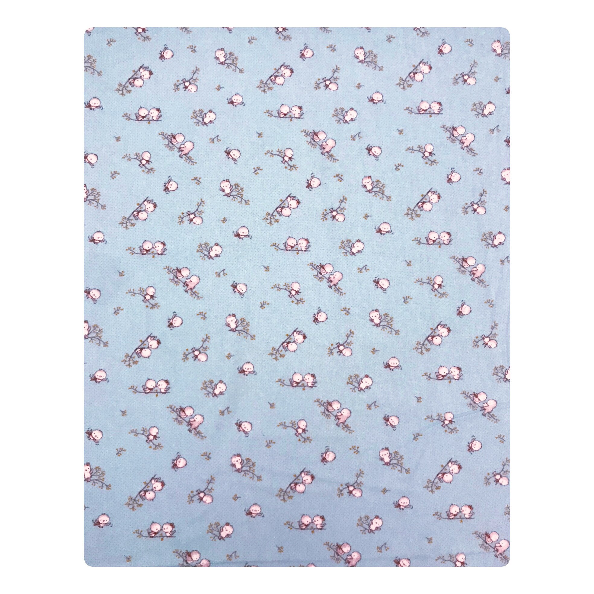 Prosopel dublu 70x100 cm cu capison din finet Deseda Oite pe albastru