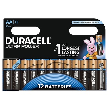 Baterie alcalina DURACELL ULTRA R6 AA cu POWERCHECK™ 12 bucati/blister Baterie alcalina DURACELL ULTRA R6 AA cu POWERCHECK™ 12 bucati/blister