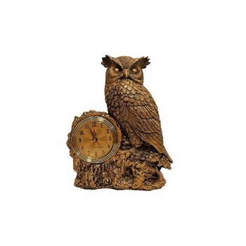 Ceas decorativ bufnita, realizat din rasina, 25 cm Ceas decorativ bufnita, realizat din rasina, 25 cm