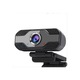 Уеб камера FRU-CJK0424-260918-054, 1080p Full HD, автофокус, вграден микрофон, USB 2.0, 30 fps, стъклена леща, кабел 140 см, черна