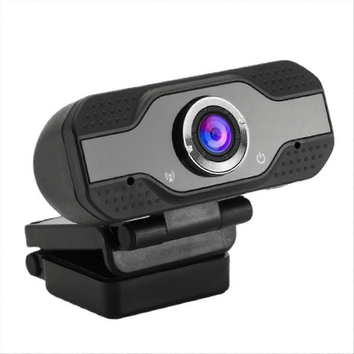 Уеб камера FRU-CJK0424-260918-054, 1080p Full HD, автофокус, вграден микрофон, USB 2.0, 30 fps, стъклена леща, кабел 140 см, черна