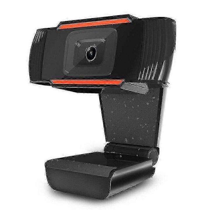 Уеб камера DM-W11 FRU-CJK0424-260918-205, 1 MP CMOS, максимална резолюция 640x480, вграден микрофон, USB, черен/червен