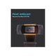 Уеб камера FRU-CJK0424-260918-045, 720p HD, 5 MP CMOS сензор, USB 2.0, вграден микрофон, 30 fps, черен/оранжев