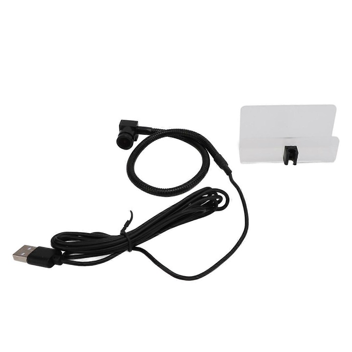Уеб камера централна FRU-CJK0424-260918-084, 1080p Full HD, USB plug-and-play, вграден микрофон, алуминиев корпус, черна