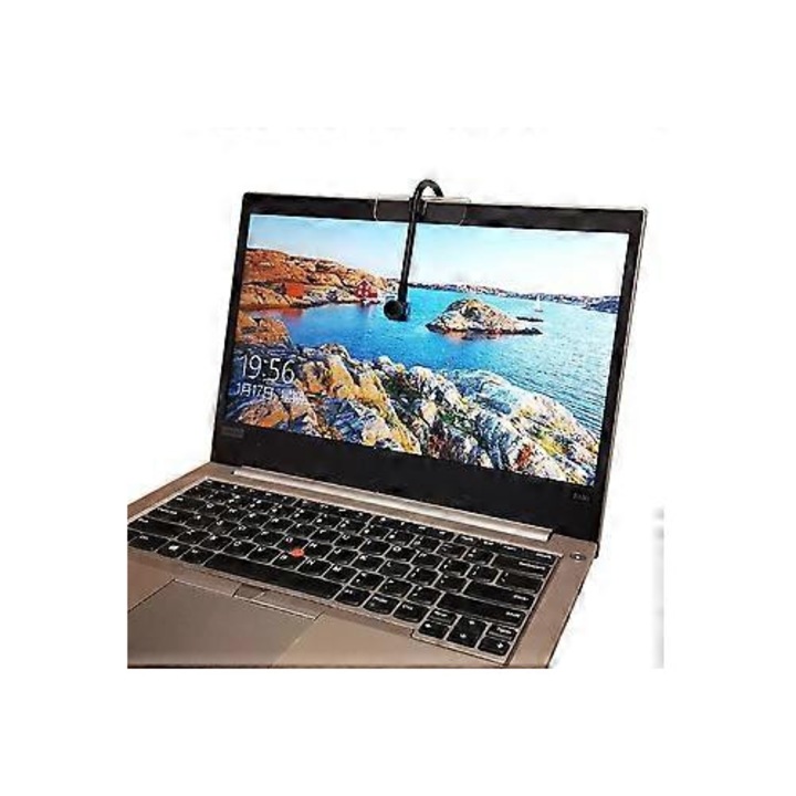 Уеб камера за стрийминг FRU-CJK0424-260918-257, съвместима с 8MP, USB без драйвери, вендуза, фиксиран фокус, черна
