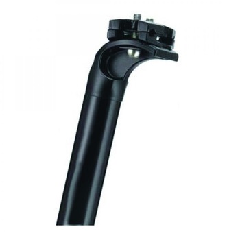 Tija sa, 31.6mm aluminiu, L400mm, negru, prindere 2 suruburi Tija sa, 31.6mm aluminiu, L400mm, negru, prindere 2 suruburi