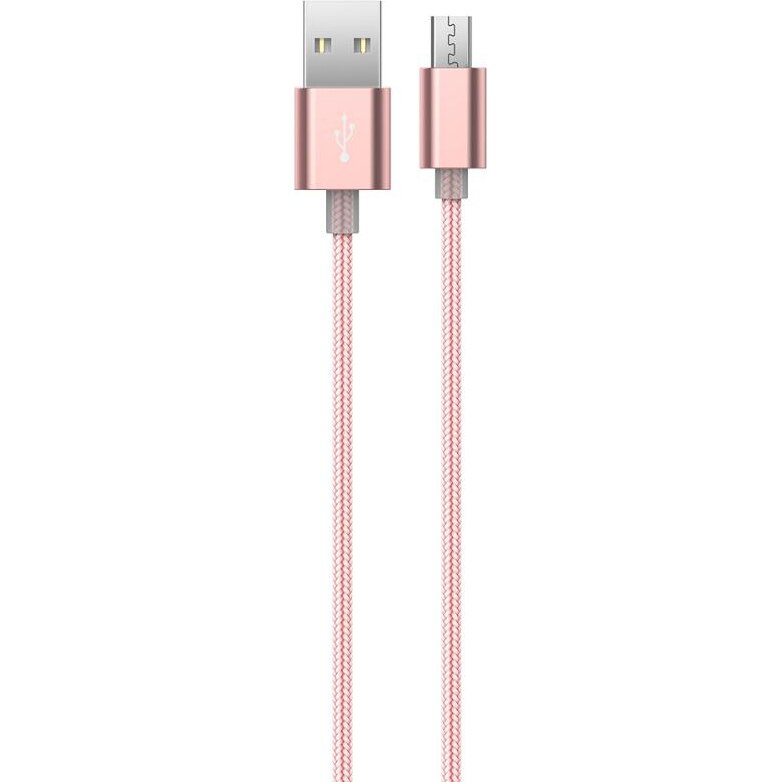 Cablu de date Devia Gracious, MicroUSB, 1.5m, Rose Gold